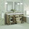 James Martin Vanities 60'' Double Vanity, Whitewashed Oak w/ 3 CM Ethereal Noctis Quartz Top 424-V60D-WWO-3ENC - alternate 2